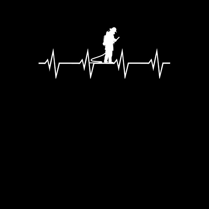 Firefighter Heartbeat Fire Brigade Firefighter ECG