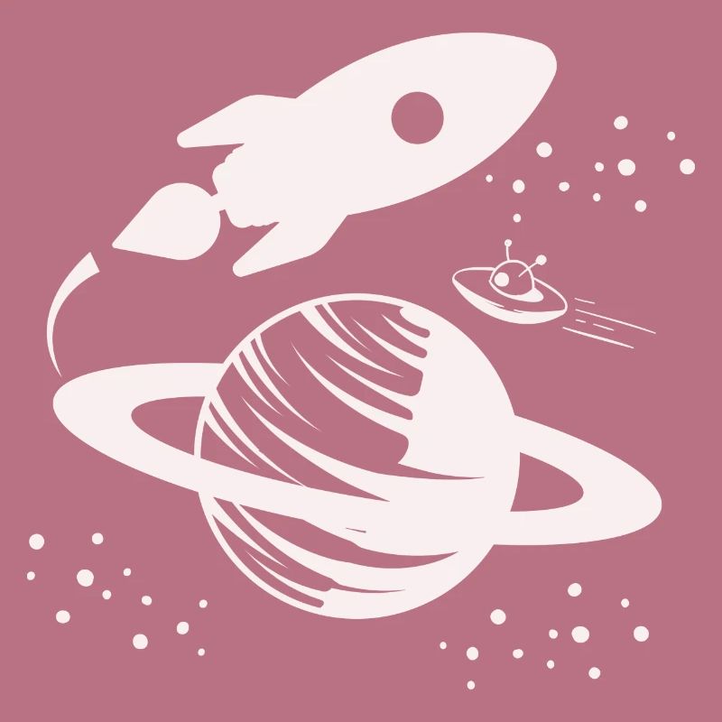 Astronaute - Space Rocket Universe Planet