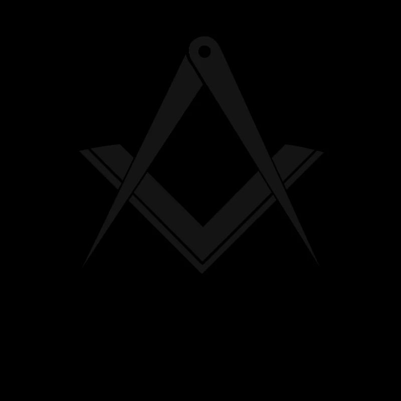 Masonic square & compass 2B1ASK1