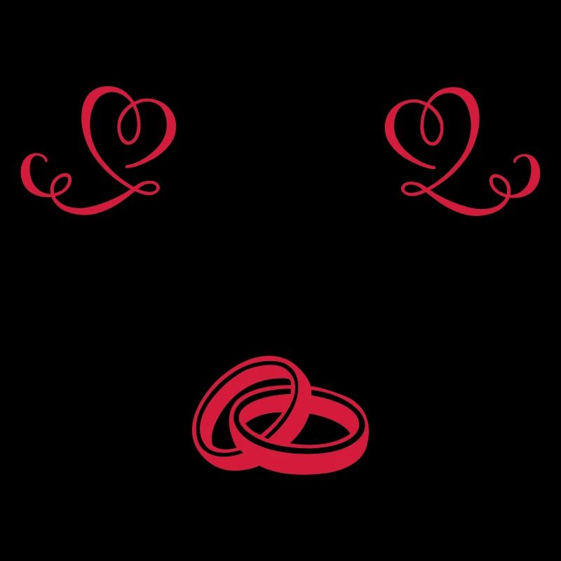 just married ringe