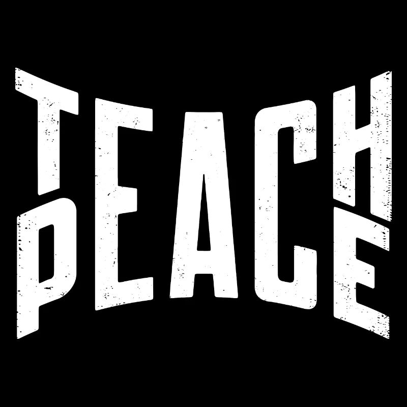 Teach paix Message positif