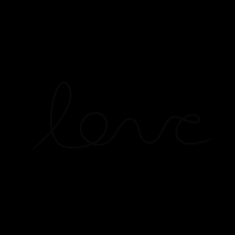 Lettrage d'amour