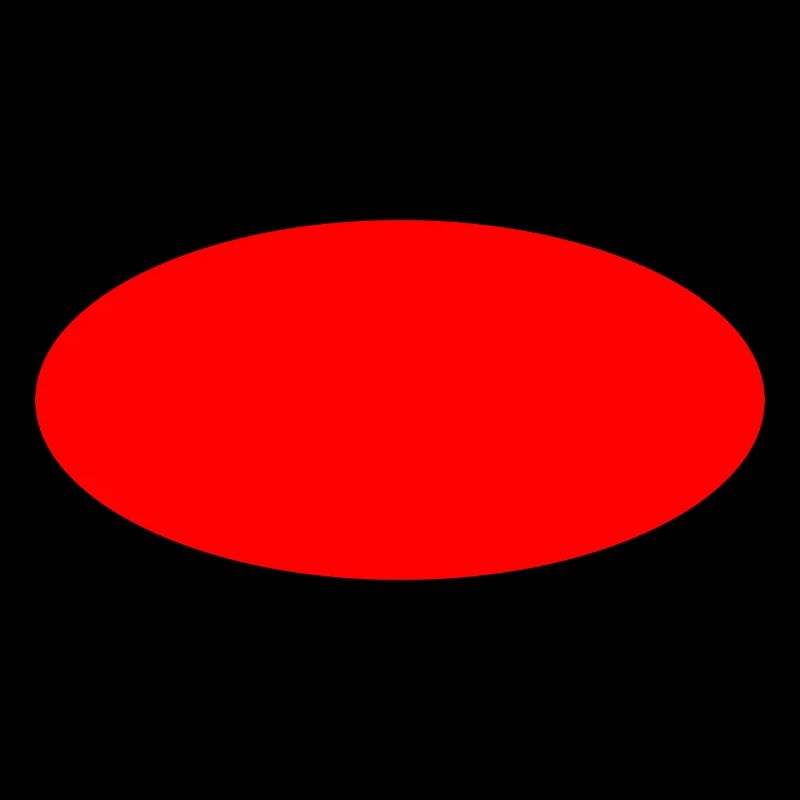 Background oval red