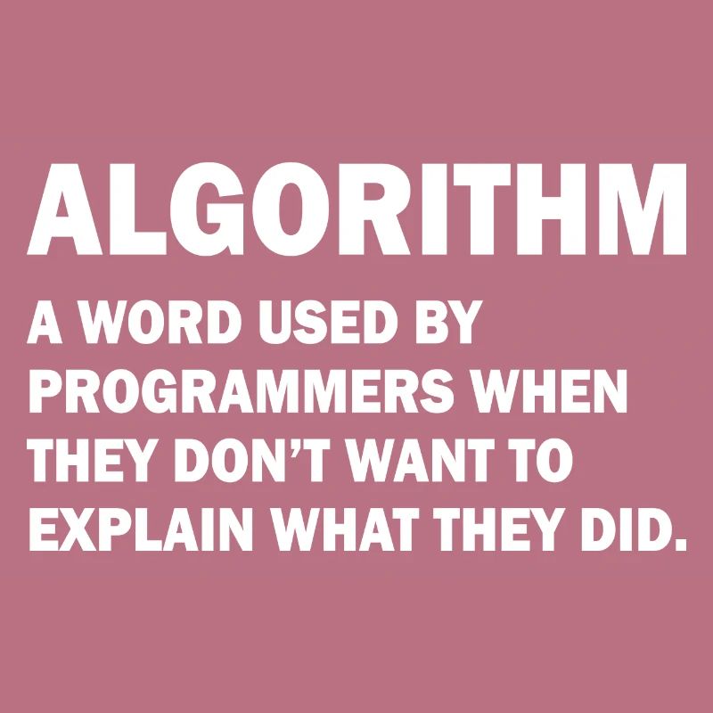 Algorithm Admin Informatique Nerd programmation