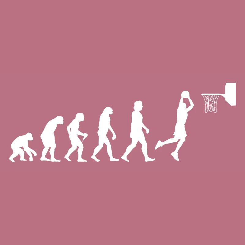 Basketball Evolution Dunk Dunking Gift Idea