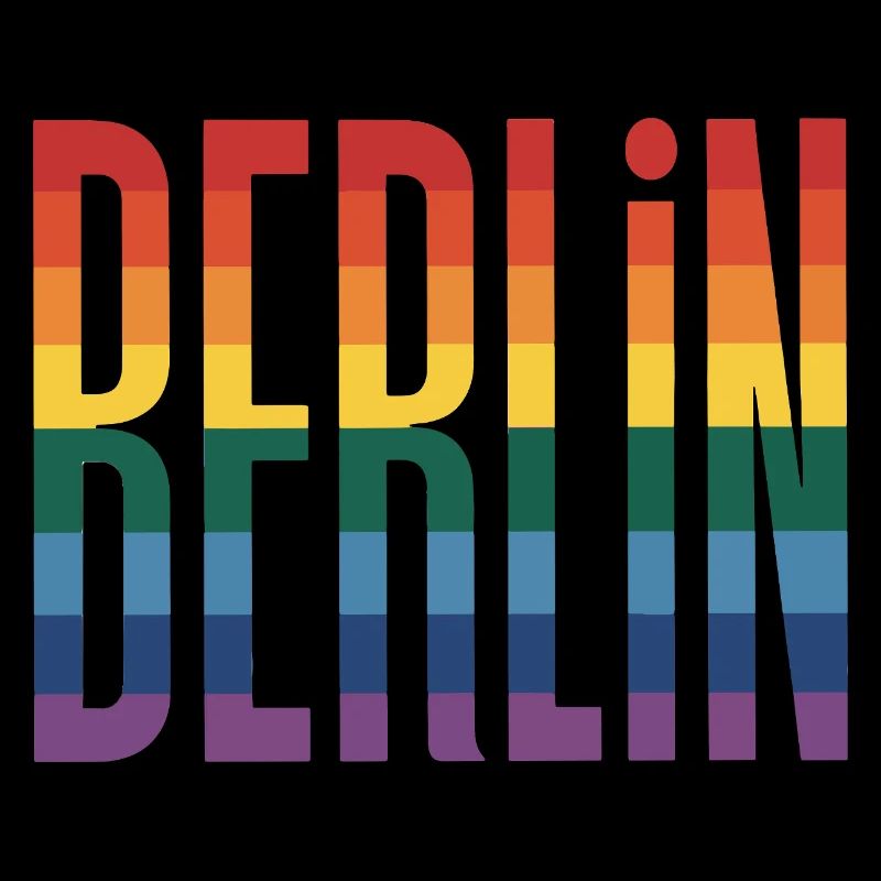 Berlin - Logo de la ville queer cool