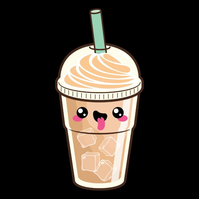 Kawaii Iced Latte Kaffee