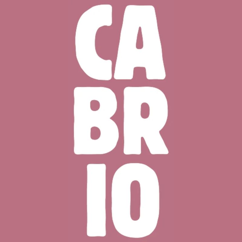 Convertible Lettering Bold Letters Cabriolet