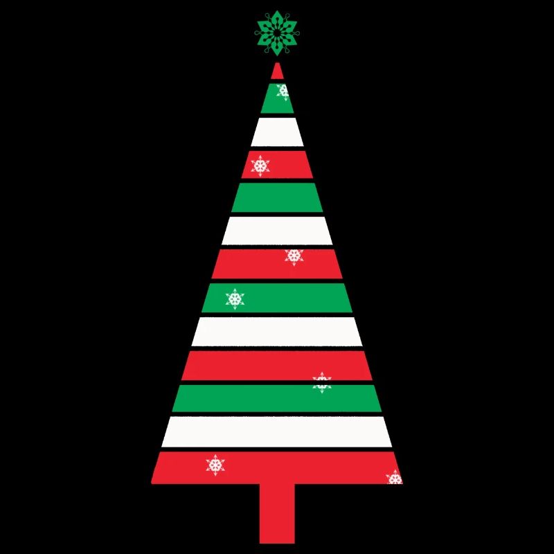 sapin geo multicolore