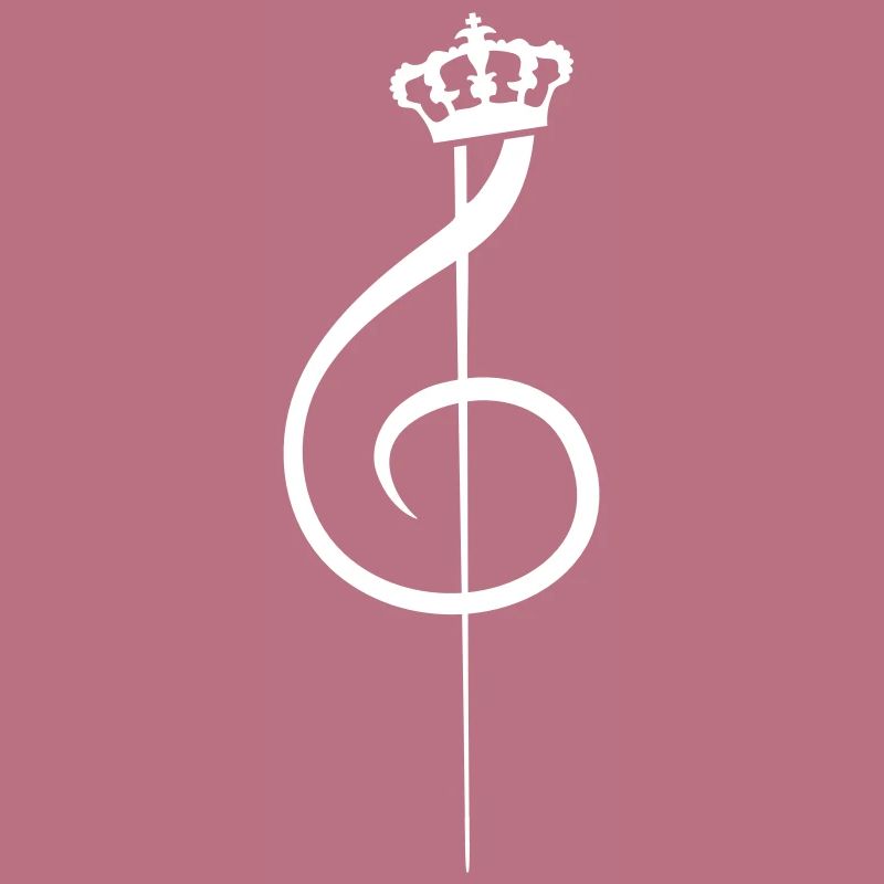 Music clef note melody musical note crown