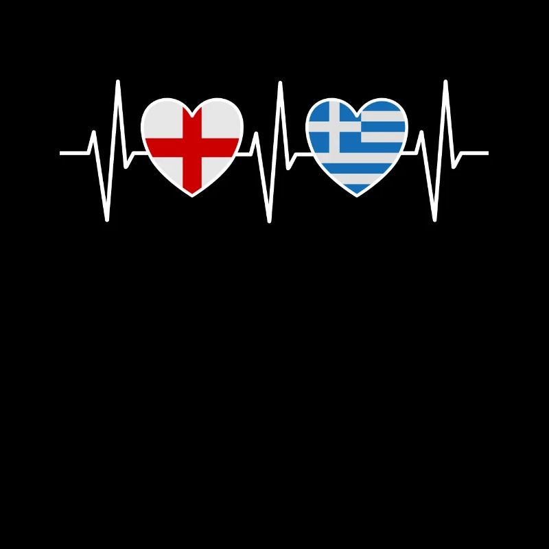 Angleterre et Grèce Drapeaux hellas grecs