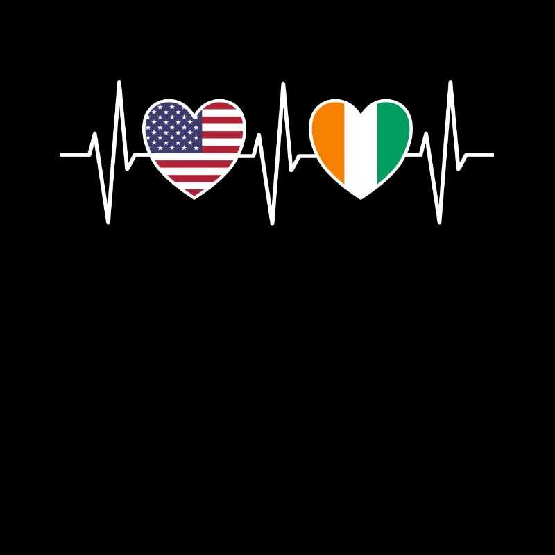 Drapeaux des États-Unis et de la Côte d’Ivoire