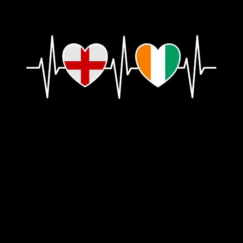 Drapeaux de l’Angleterre et de la Côte d’Ivoire