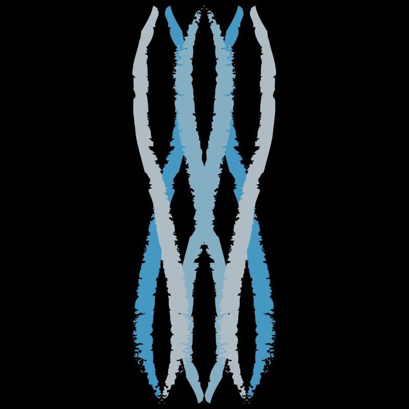 wave Art | blue-grey