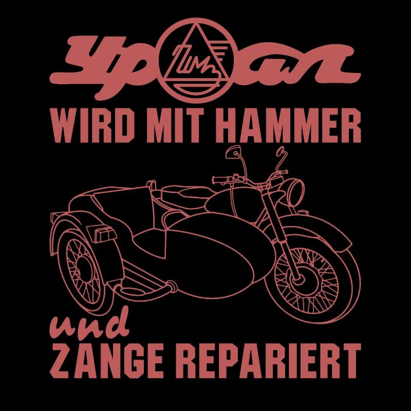 Wird mit hammer und zange repariert Ural Dnepr