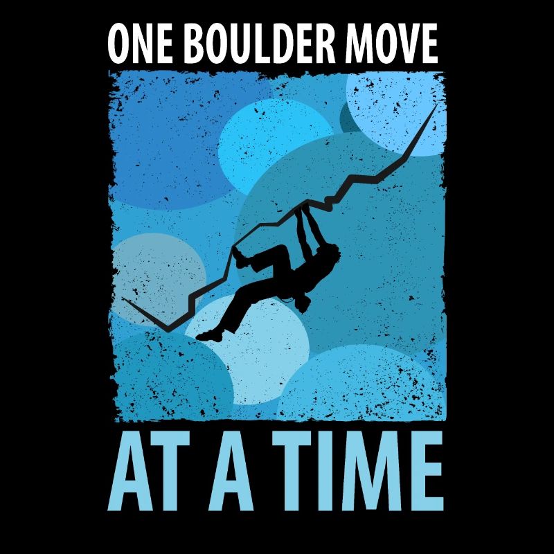 Vintage Bouldern Boulderer Klettern Kletterer