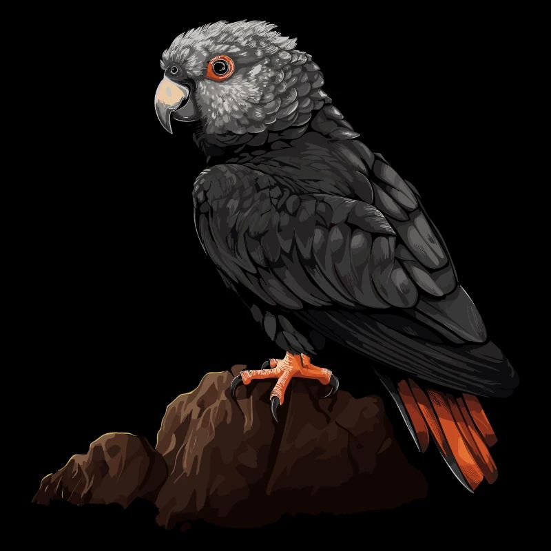 Bébé perroquet Oiseau Ara Perroquet gris
