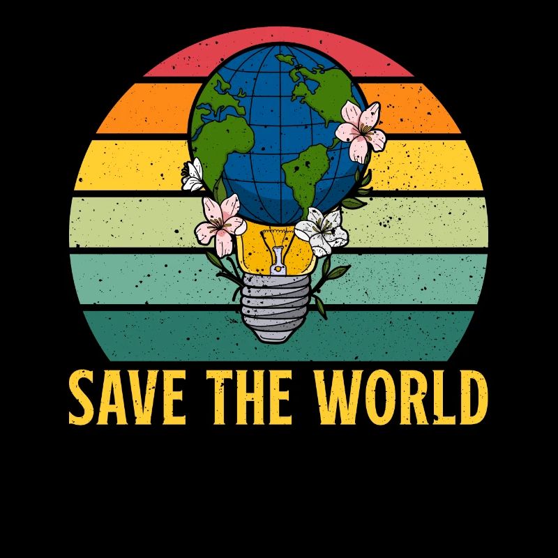 Save the world Umweltschutz Globus Erdkugel