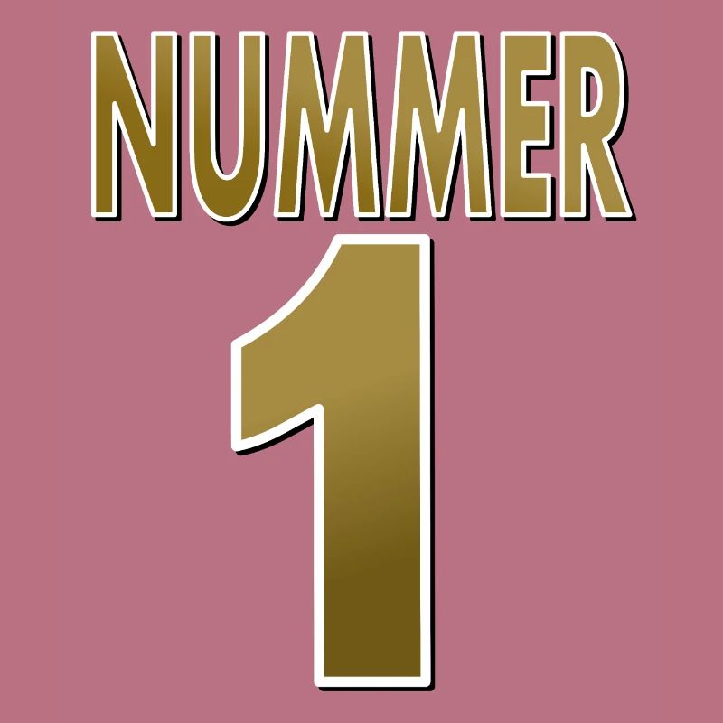 Nummer eins Nummer 1 Number one Zahl eins Geschenk
