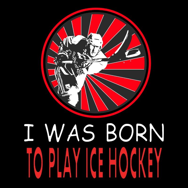 Eishockey spielen Eishockeyspieler Eishockeyfans
