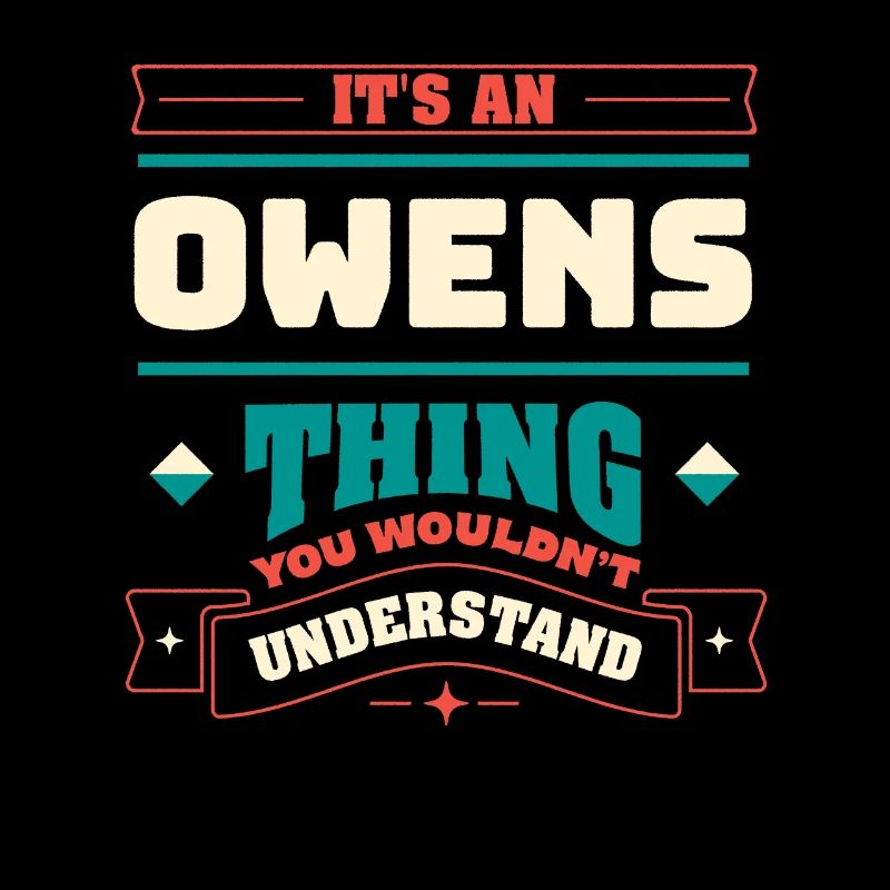 Es ist ein Owens -Ding, der Nachname entspricht, f