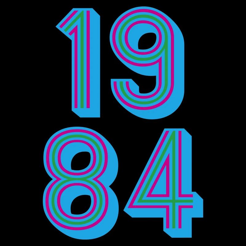 1984 Geburtsjahr | Farben änderbar