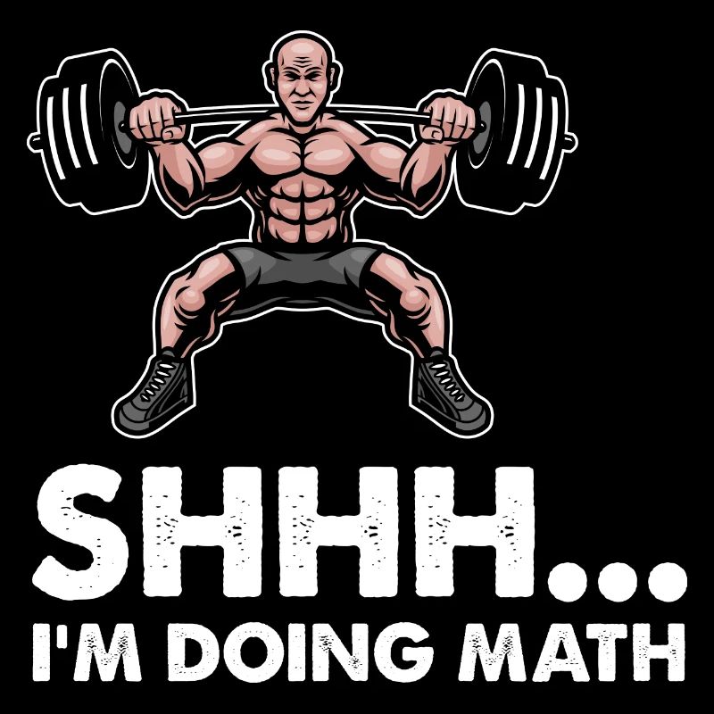 Chut je fais Math Gym Fitness Math Lover D