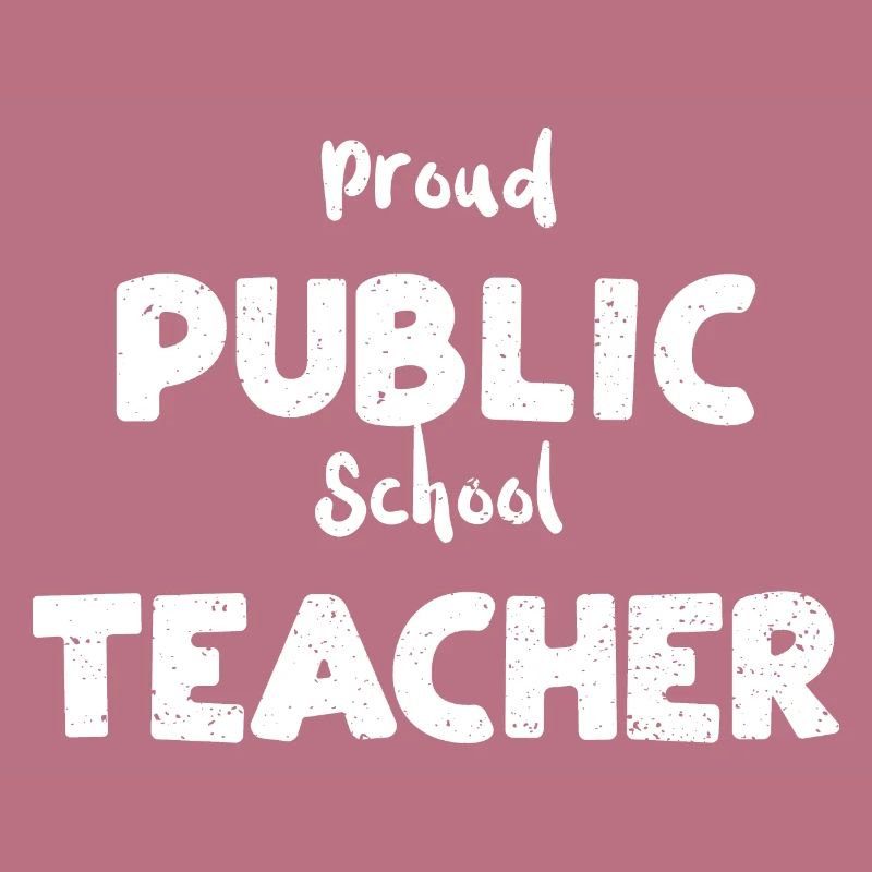 Fier enseignant d’école publique