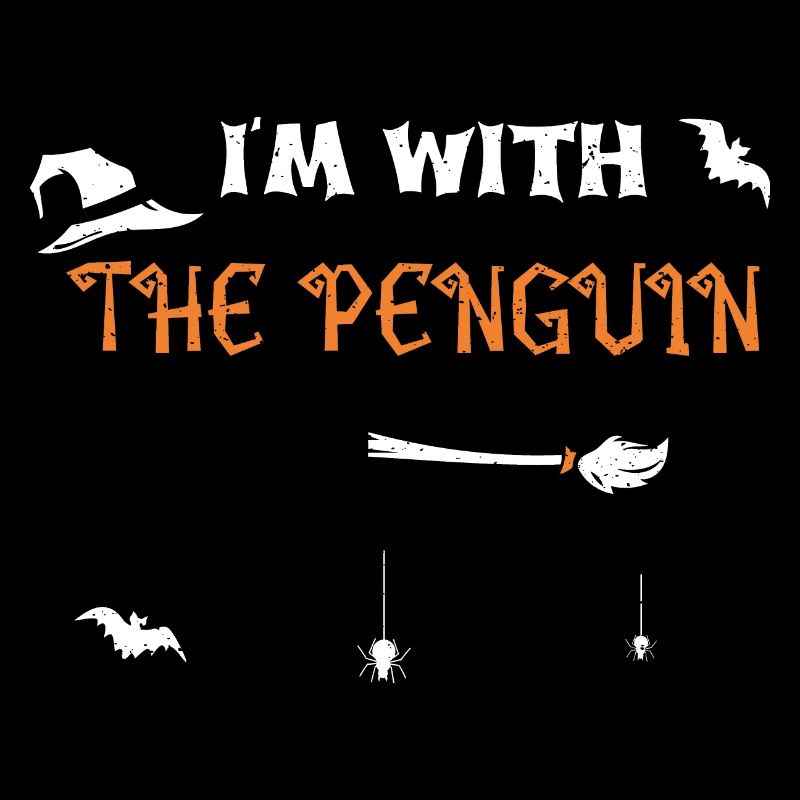 Je suis avec le pingouin - Halloween