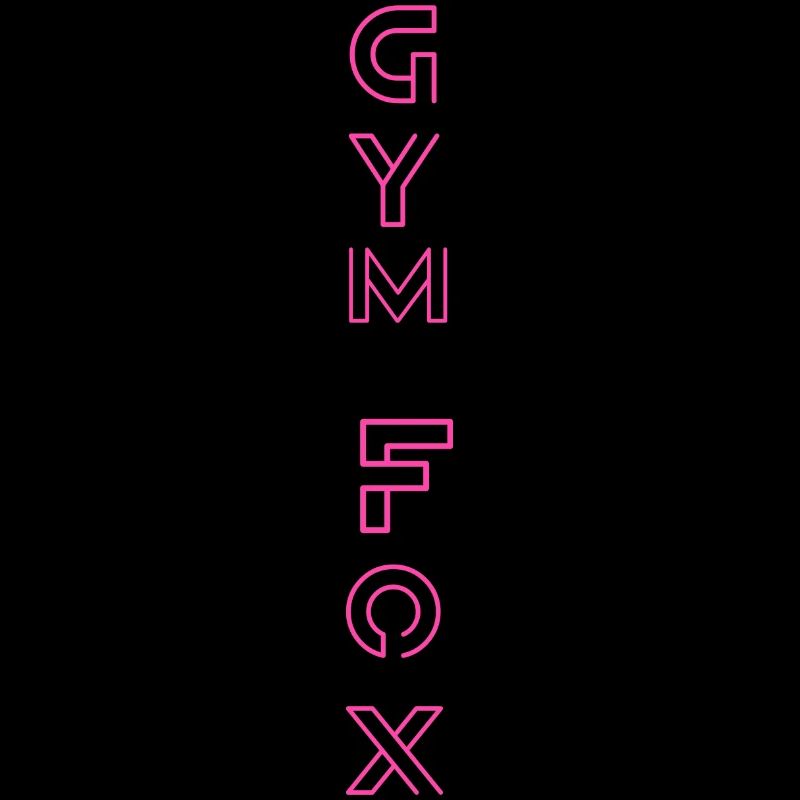 Typographic Gym Motivation - "GYM FOX " Design