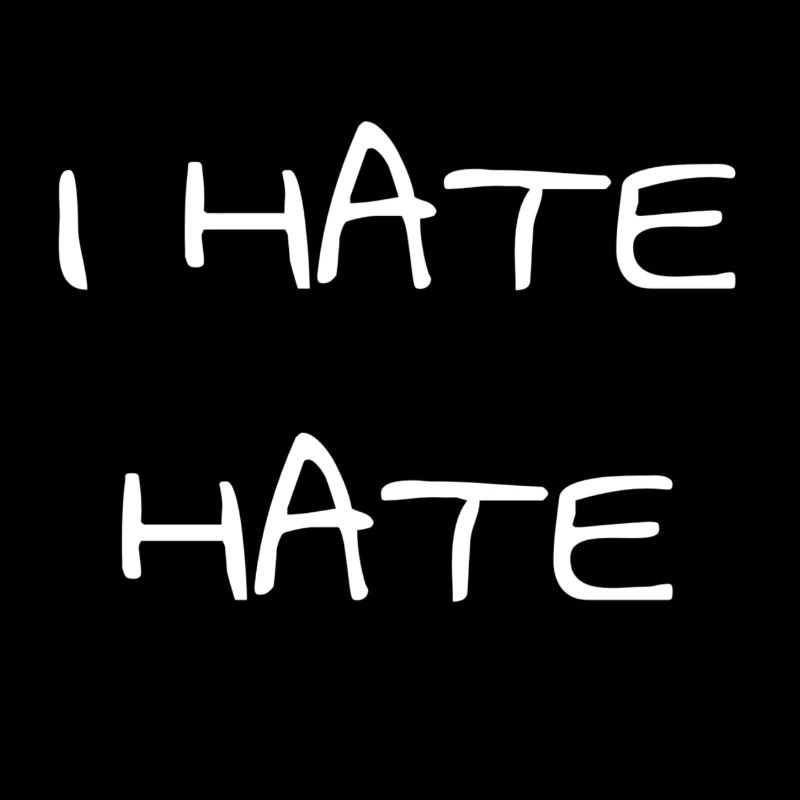 Je déteste la haine