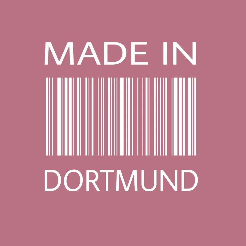 Fabriqué à Dortmund | Cadeau | Code-barres