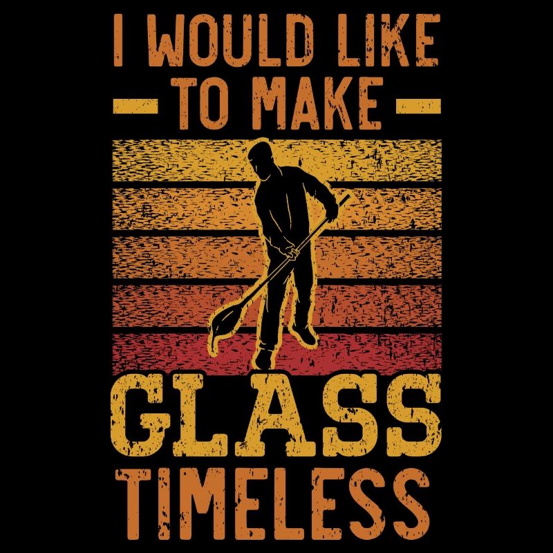 Ich würde gerne Glas zeitlos machen Glasbläser
