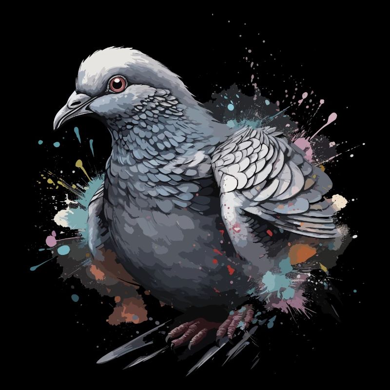 Taube Aquarell Täubchen Vogel Taubenzüchter