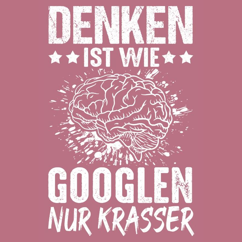 Thinking is like googling only crass brain students