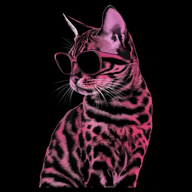 Bengalkatze-Sonnenbrille Geschenk