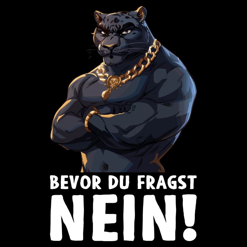 Schwarzer Panter Bevor du fragst Nein Jaguar