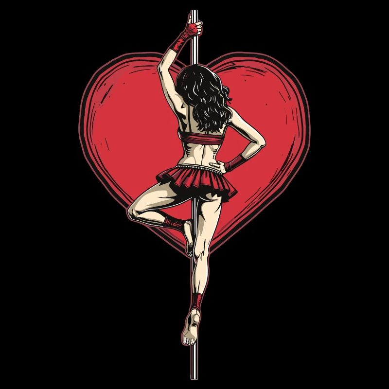 Pole Dance Pole Tänzerin Stangentanz