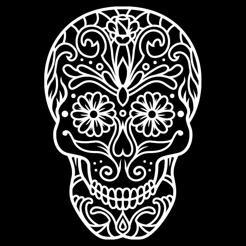 Crâne en Mandala