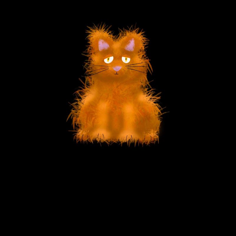 Pelote en fourrure non reposée pour chat