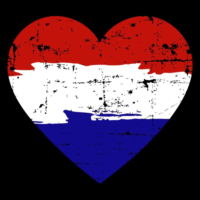 Netherlands Heart Flag