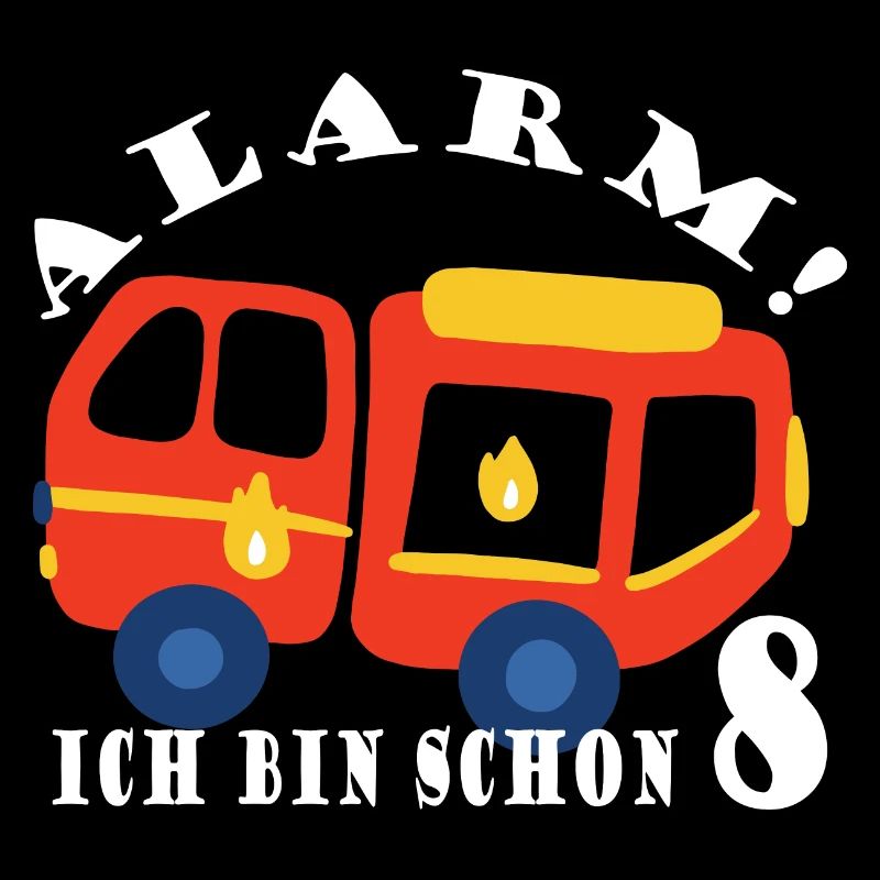Alarm ich bin schon 8 Feuerwehr