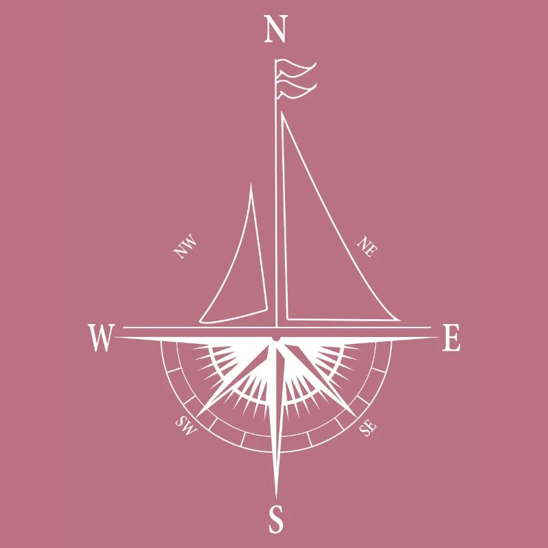 Ship Compass Navigation Captain Sailing Gift