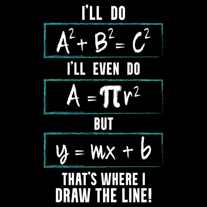 Drôle de maths phrase équation mathématiques blague
