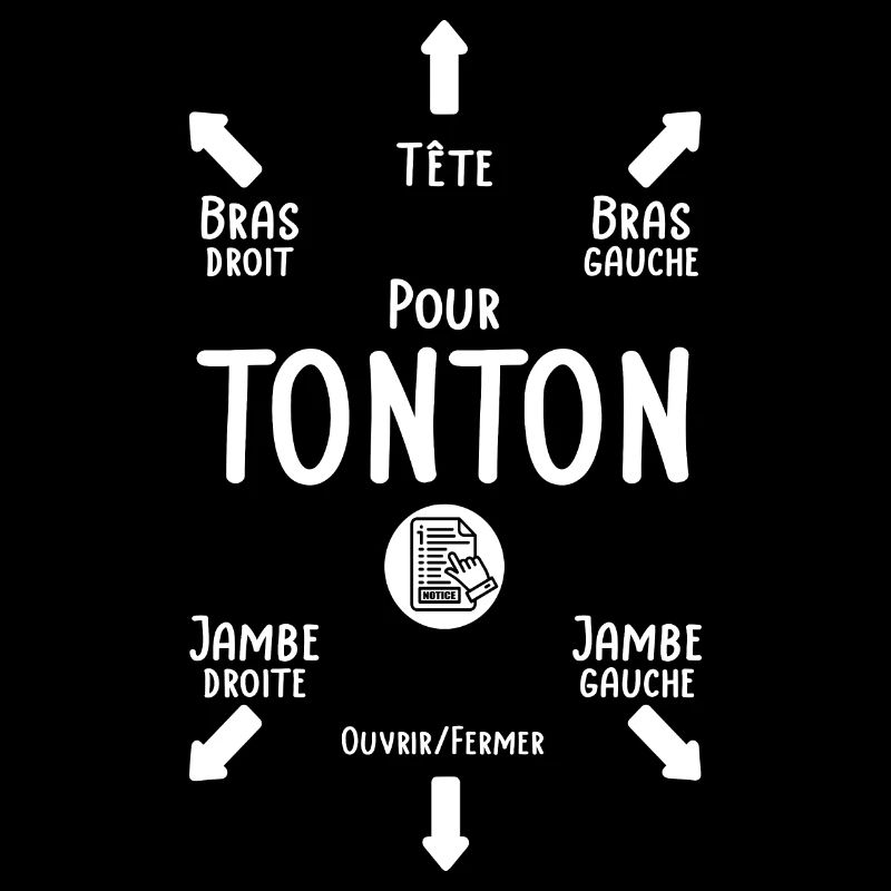 Notice pour Tonton idée naissance bébé pour Tonton