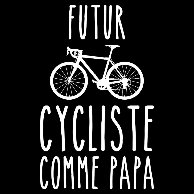 Futur cycliste comme papa