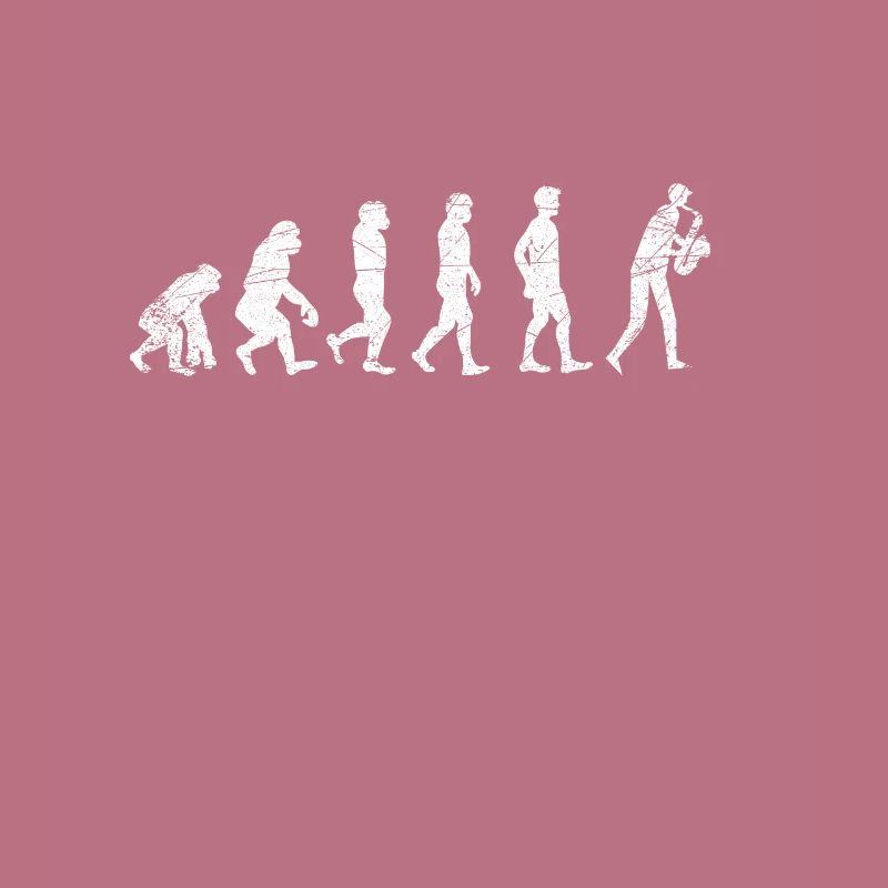 Saxophon Musiker Evolution