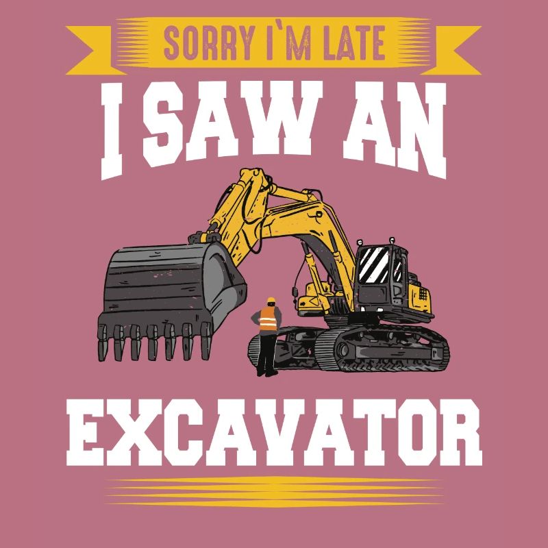 Excavator Excavator Driver Construction Site Work