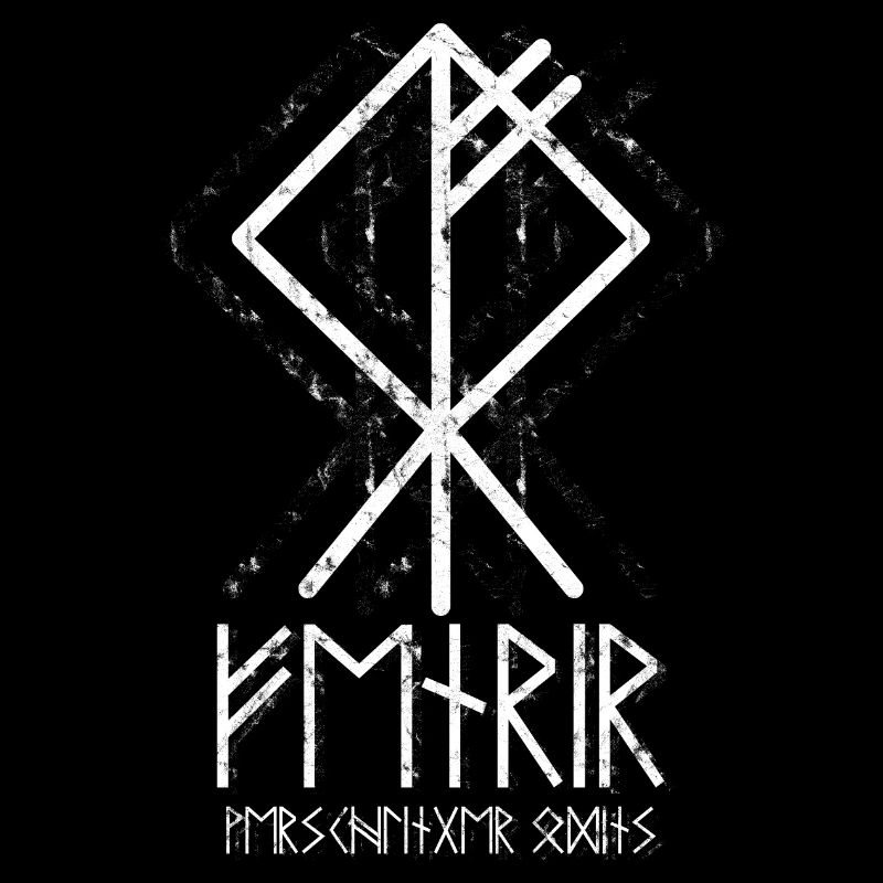 FENRIR VERSCHLINGER ODINS Runen Wikinger Wolf Rune