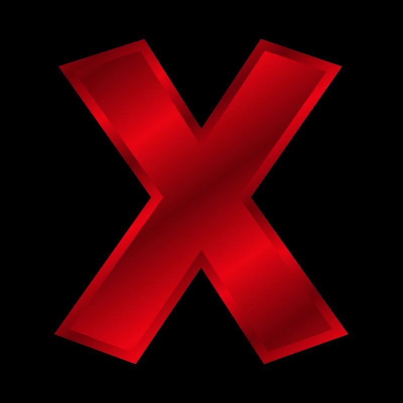 X rouge